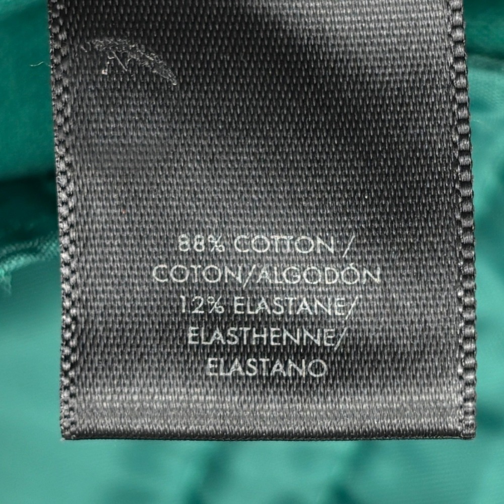 Ann Taylor Womens Size 8 Kelly Green Stretch Cotton Ankle Trousers Pants Preppy - Picture 9 of 10
